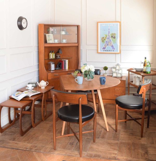 G-PLANのビンテージチェア、北欧スタイルのフレスコのダイニングチェア