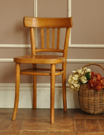 英国スタイルの定番のイス、アンティークのベントウッドチェア(k-699-c