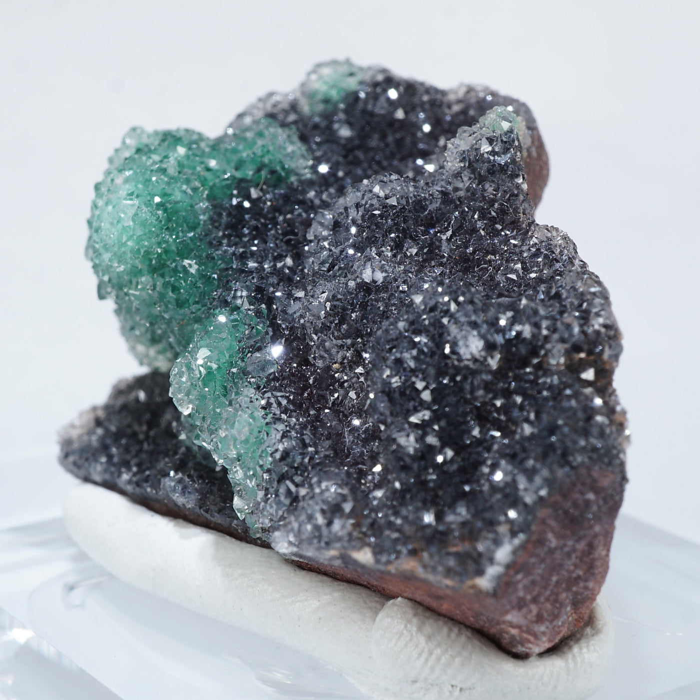 コンゴ産 クォーツonマラカイト – 天然石ハッピーギフト