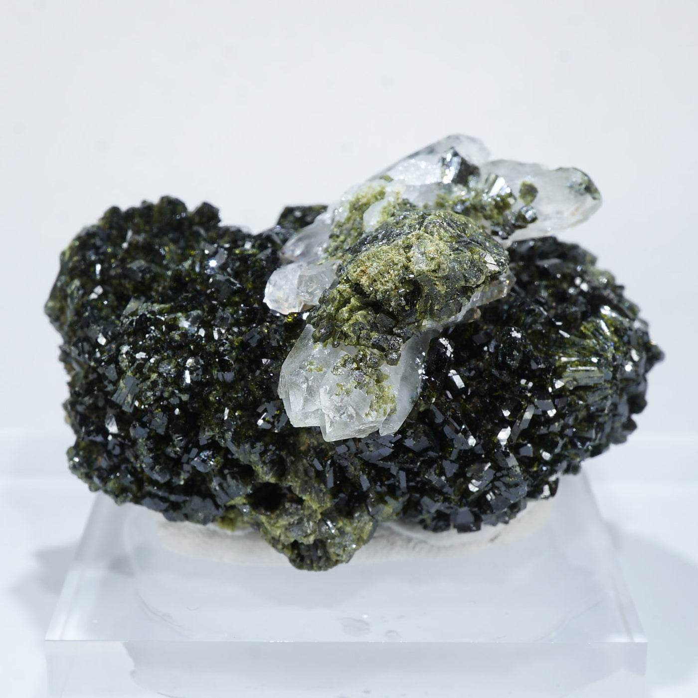 トルコ産 エピドート・水晶 – 天然石ハッピーギフト