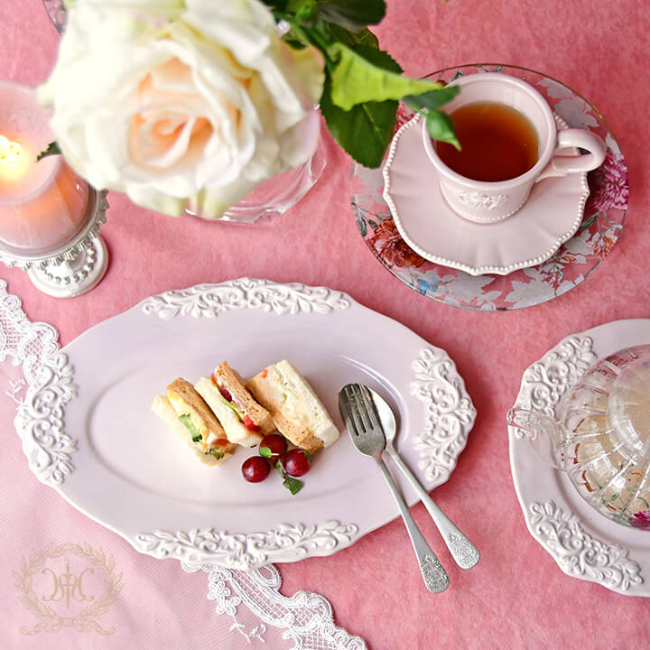 ミニョンオーバルプレート/ピンク｜輸入食器・雑貨の通販 | 輸入雑貨の