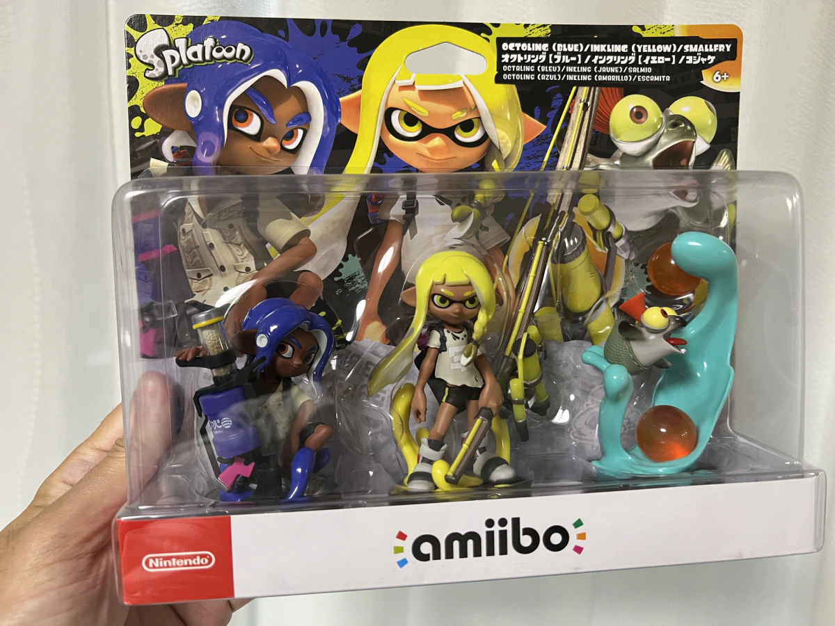 スプラトゥーン3の amiibo トリプルセットを Nintendo TOKYO で