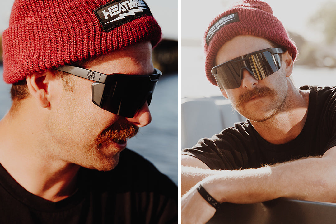 Future Tech Sunglasses: Black Z87+ | Heat Wave Visual