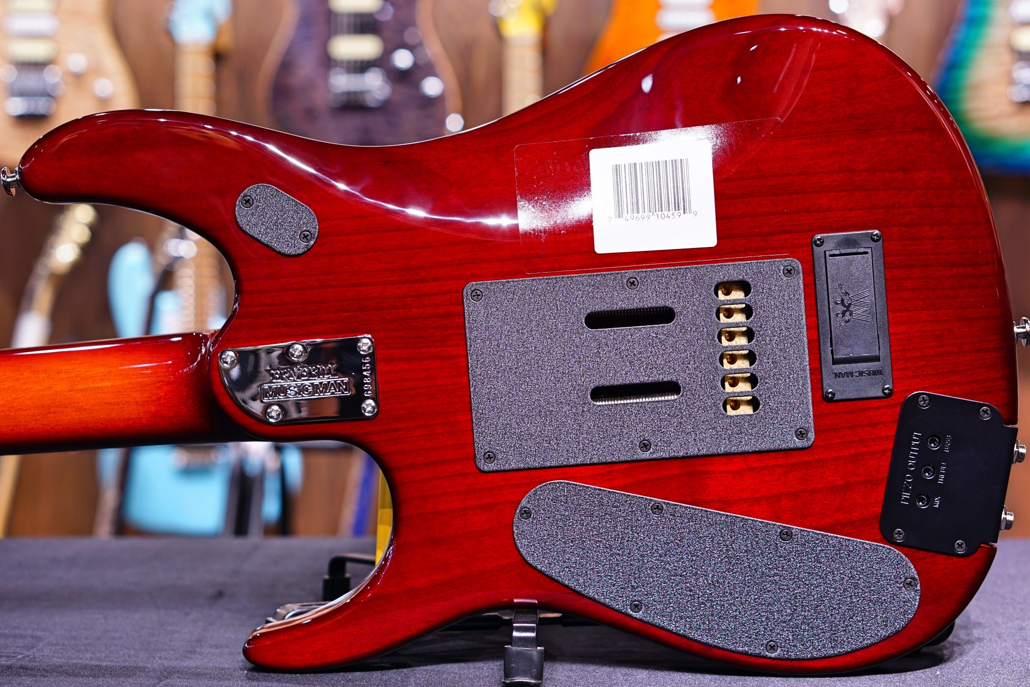 Ernie Ball Music Man John Petrucci JP6 - Dragon Blood Quilt G98456