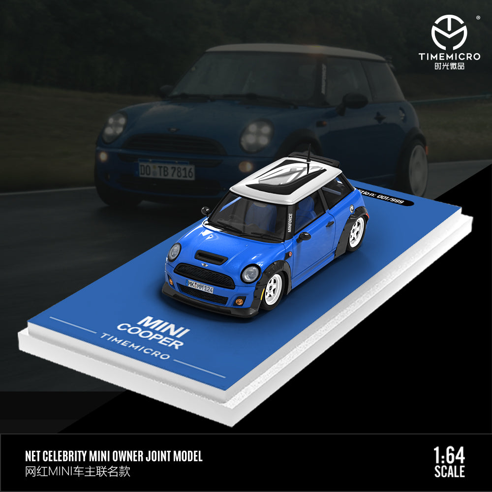 TimeMicro x Internet celebrity owner joint 1:64 BMW MINI COOPER