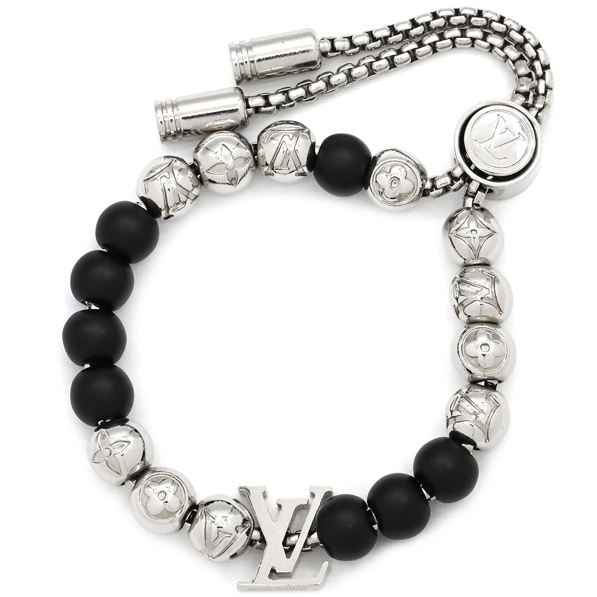 ルイヴィトン LOUIS VUITTON ブレスレット・モノグラム ビーズ M00512