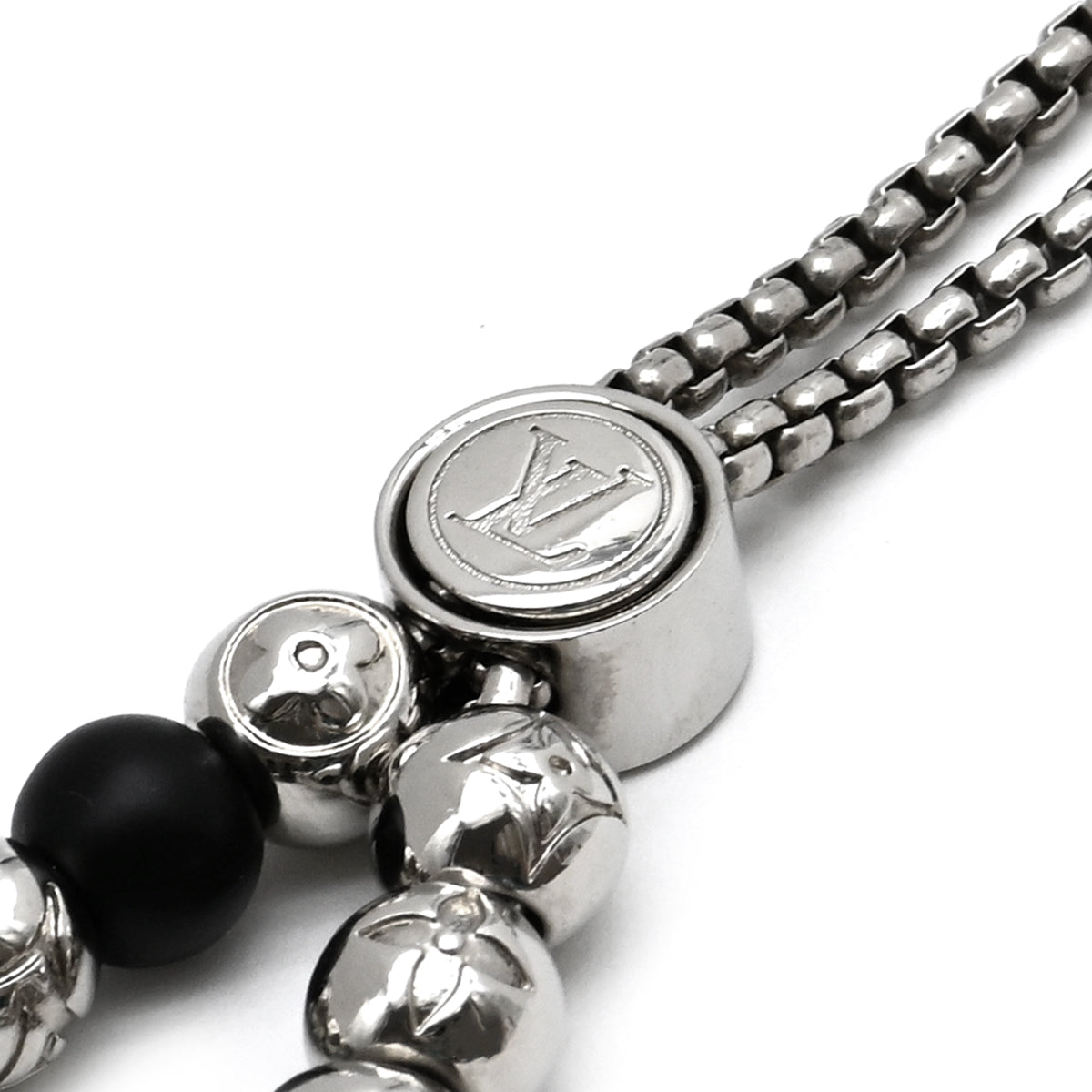 ルイヴィトン LOUIS VUITTON ブレスレット・モノグラム ビーズ M00512