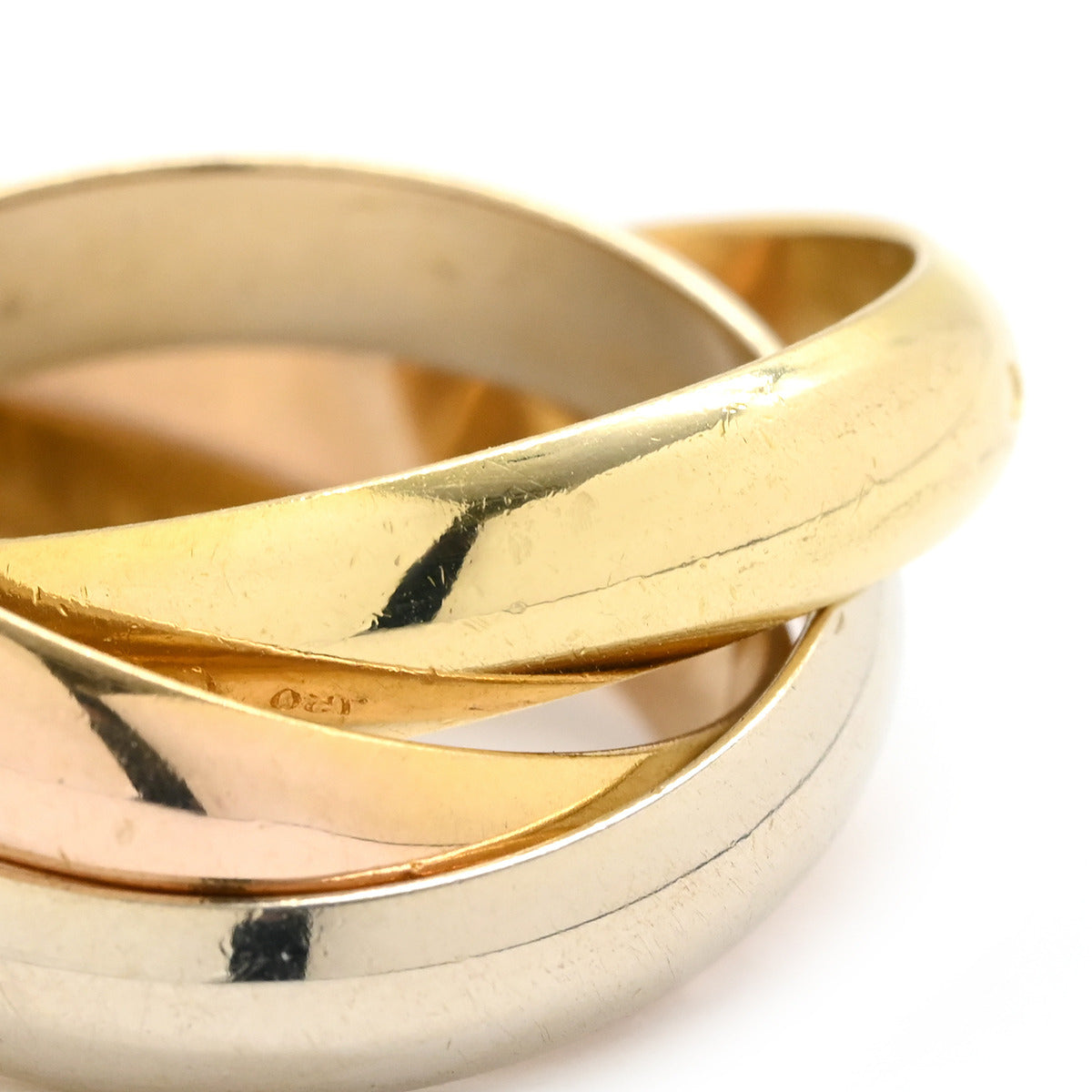 カルティエ Cartier トリニティ LM ホワイトゴールドXイエローゴールド