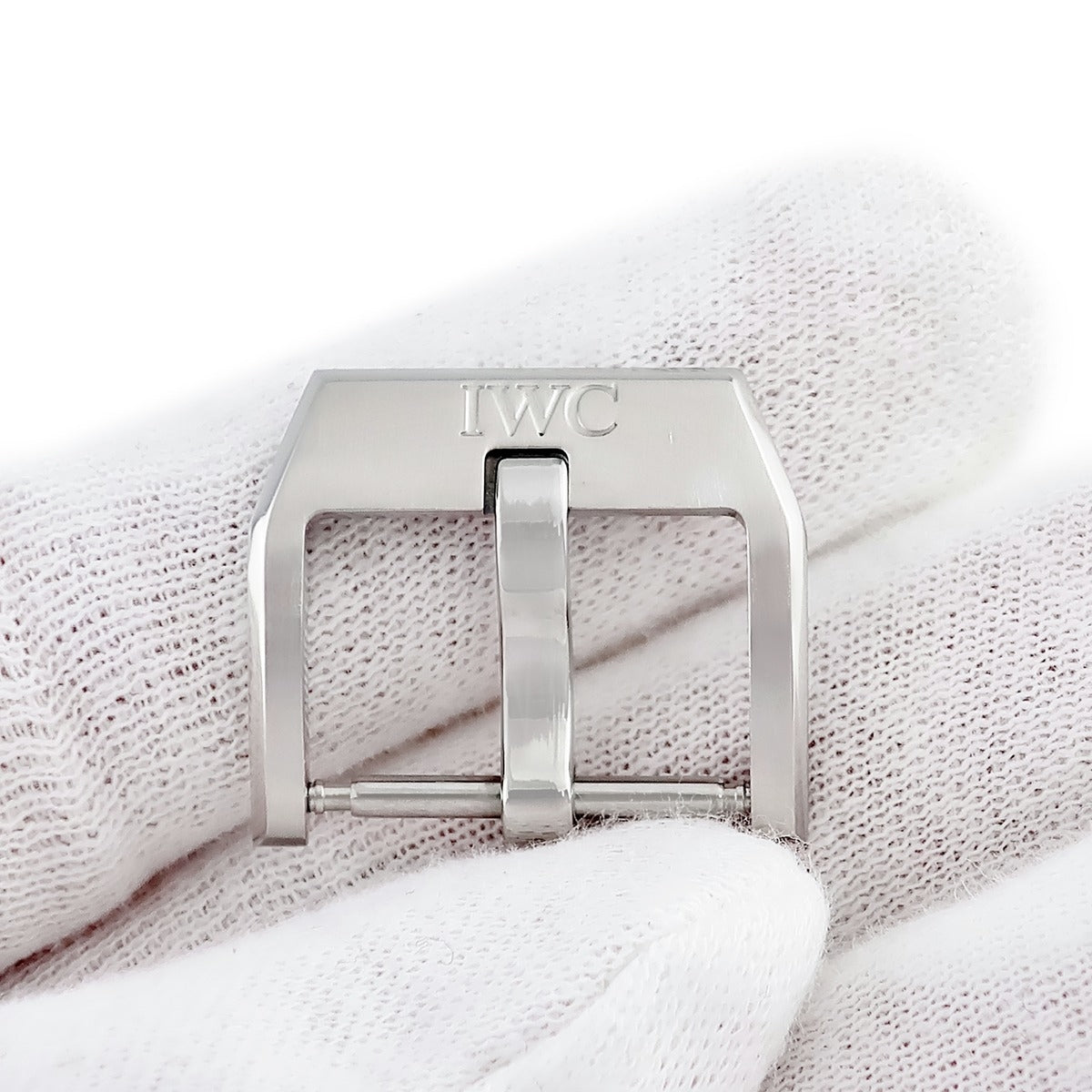 IWC IWC 純正 シルバー ステンレススチール 腕時計パーツ 尾錠 18mm幅