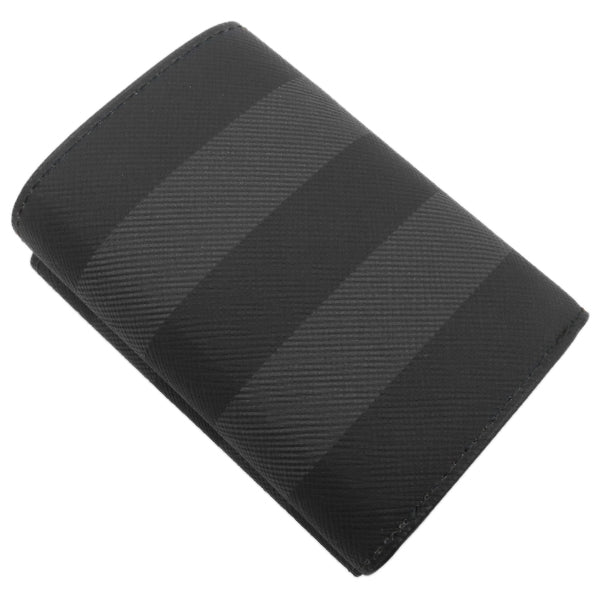 バーバリー BURBERRY チェック ウォレット 8062606 ブラック×グレー