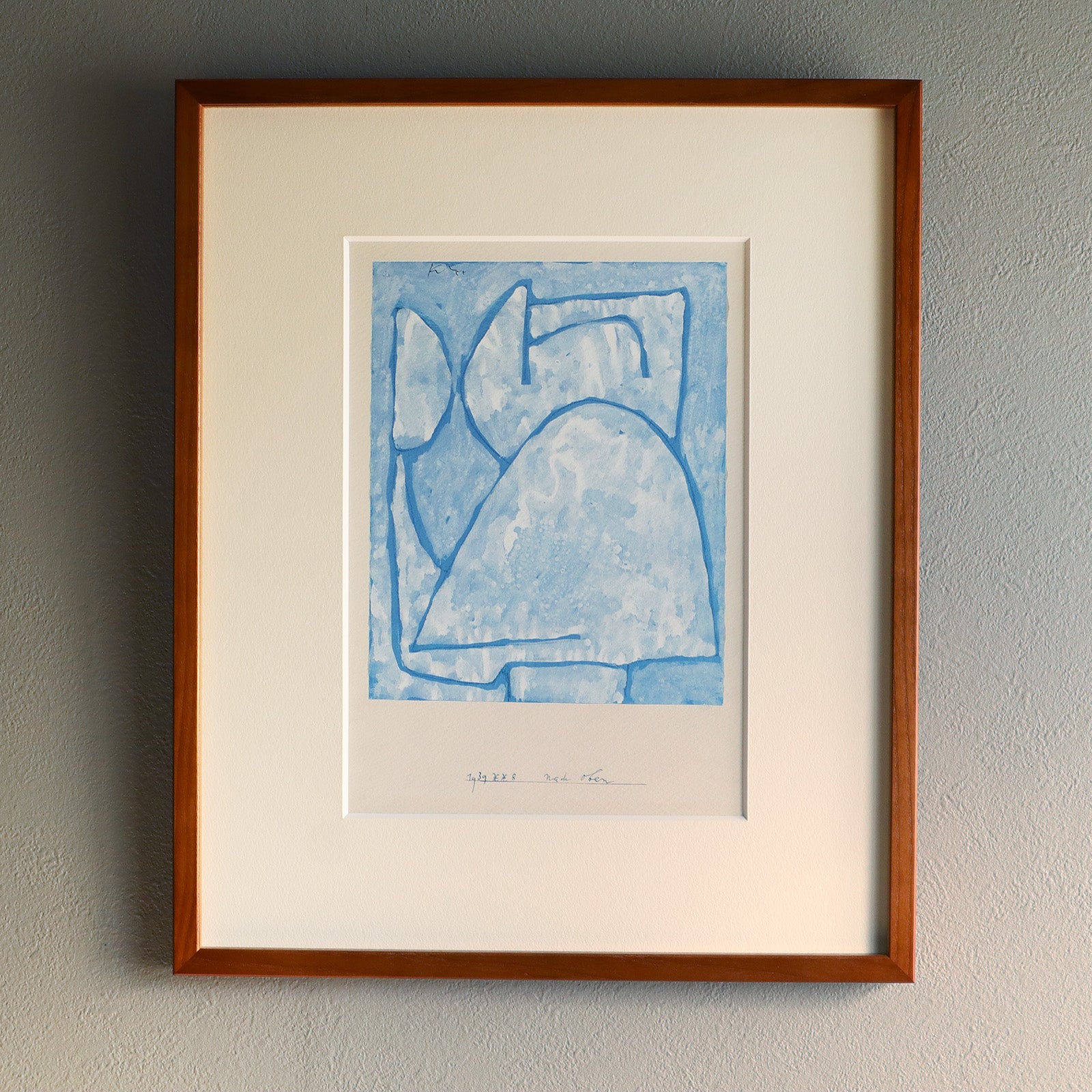 パウル・クレー「上へ」アートポスター｜北欧ヴィンテージに合う抽象画