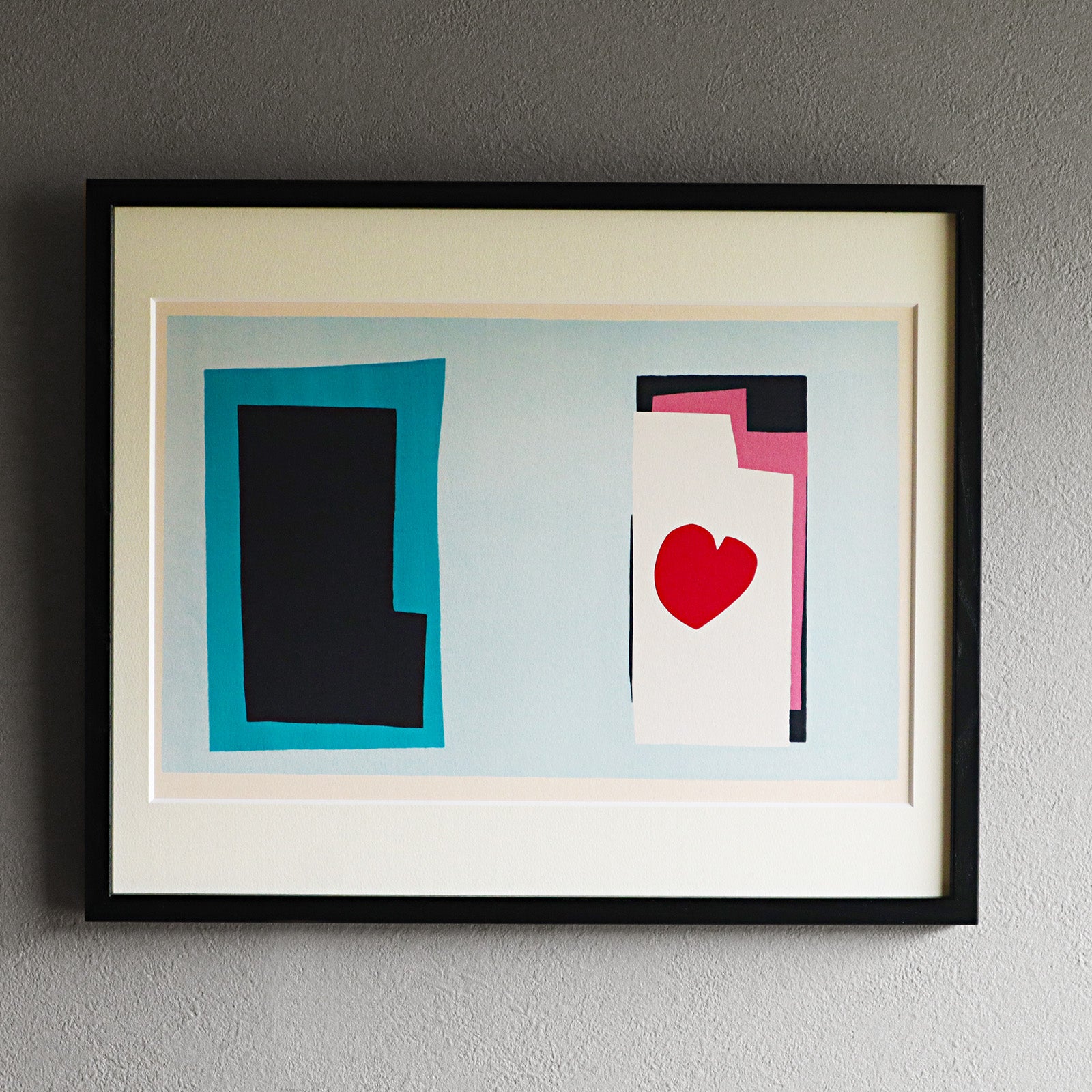 アンリ・マティス 版画集『ジャズ/Jazz』「﻿﻿ハート」アートポスター