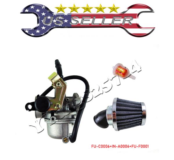 PZ19 Carburetor 50 90 110 125cc ATV Roketa TAOTAO NST Cable Choke