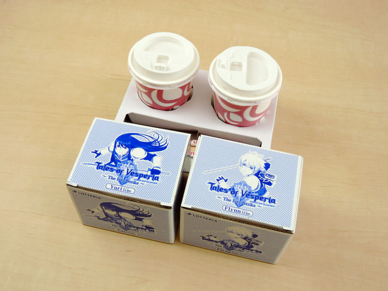 ロッテリアで「テイルズ オブ ヴェスペリア」のオリジナルマグカップを