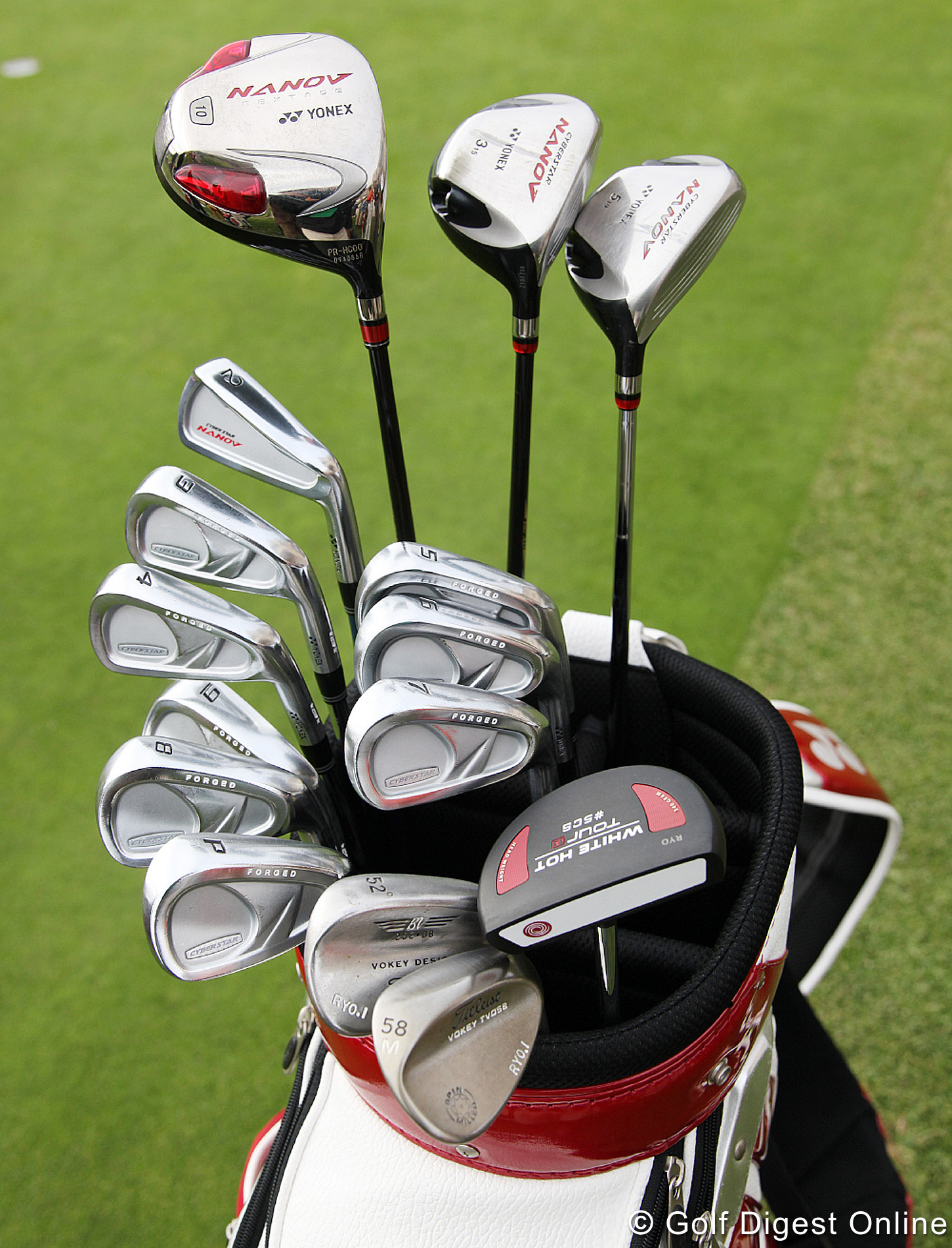 石川遼 クラブセッティング 2009年「ノーザントラストオープン」練習日