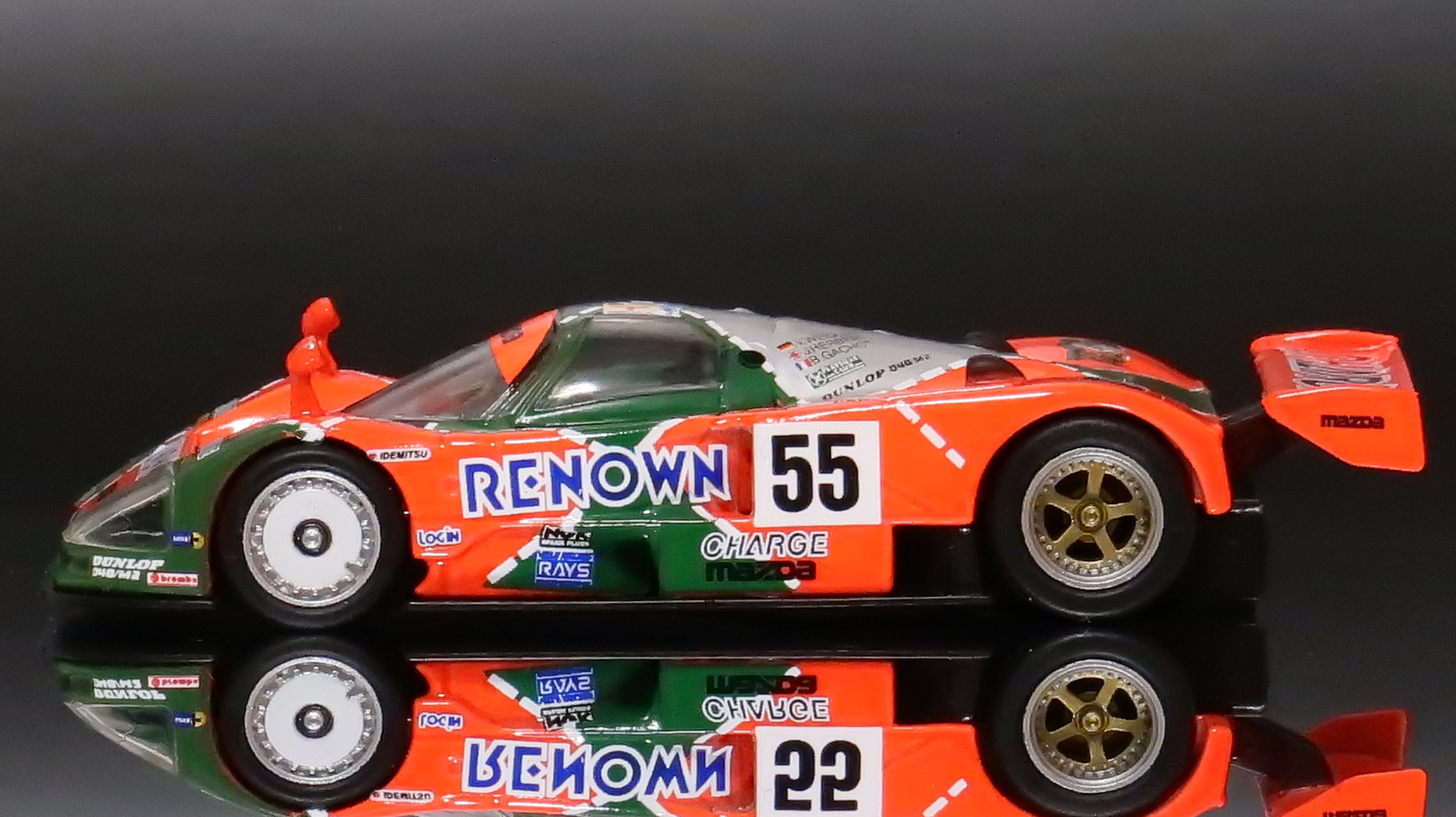 モデルインプレッション】 Spark Sparky 1/64 Mazda 787B #55 Winner