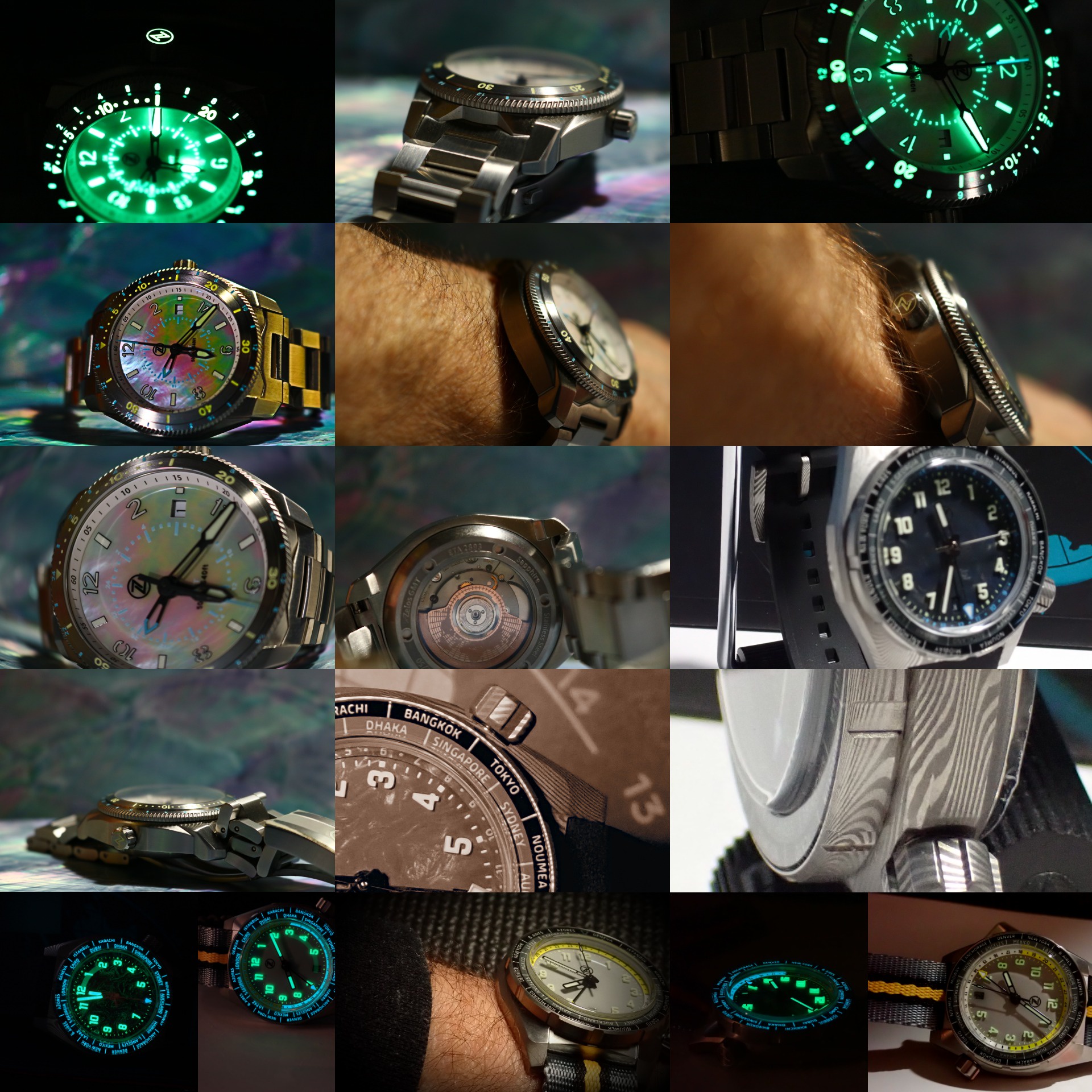 Thresher 44mm Miyota 9015 .. Reviews and Photos/Zelos HammerHead 3