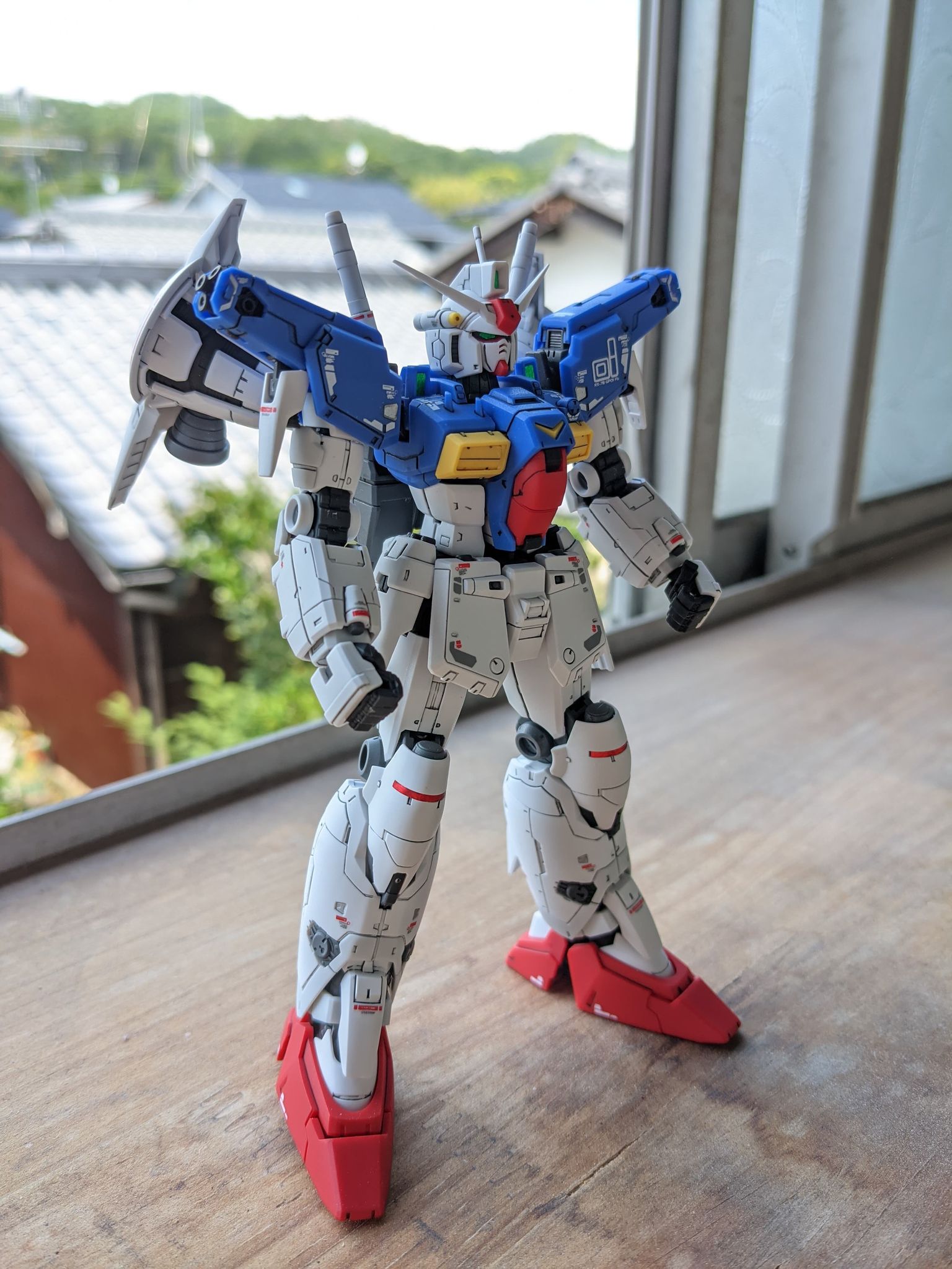 RG GP01 FB - aka the only proportionate GP01 : r/Gunpla