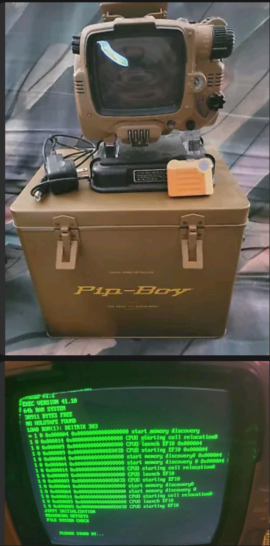 最近、壊れたFallout 4 Deluxe Pip-Boy 3000 Bluetooth Editionを安く