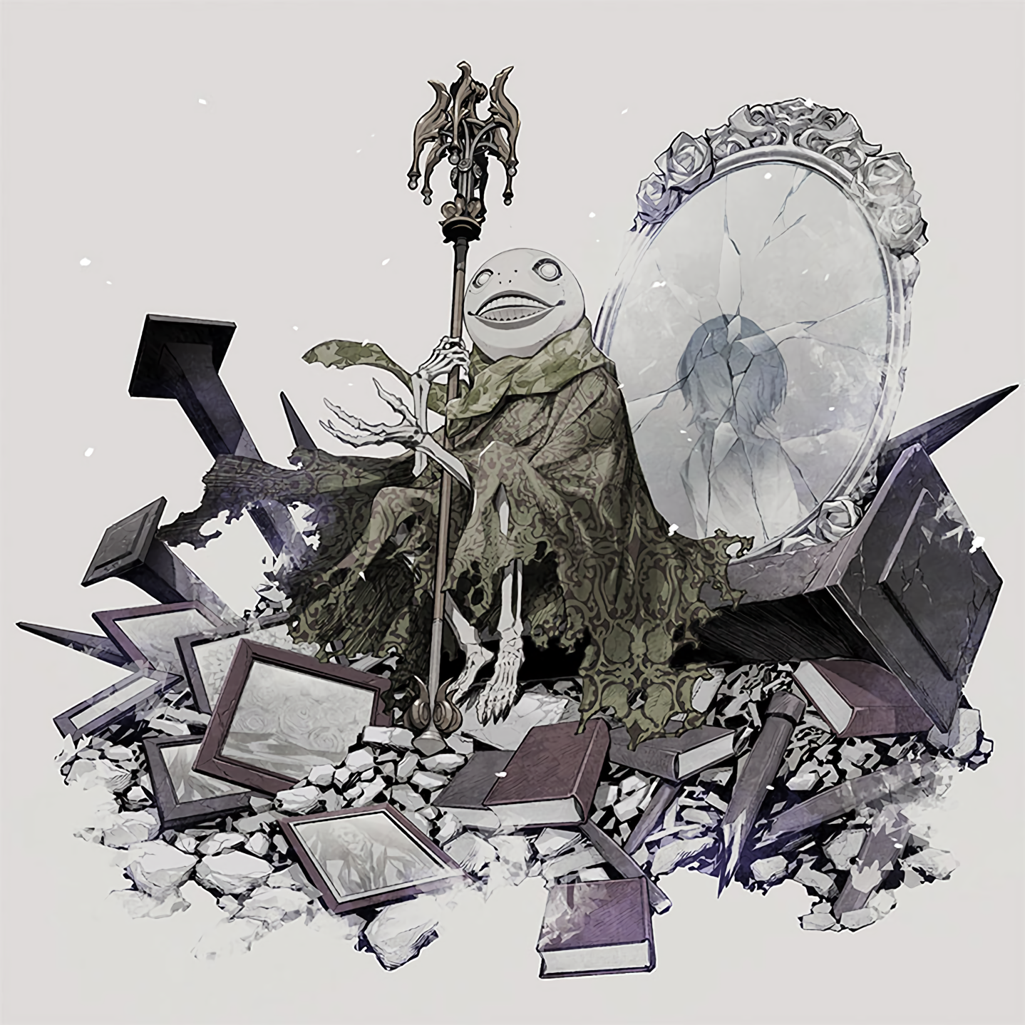 NieR Replicant -10+1 Years-』Vinyl Jacket Artworks by Shirow Miwa