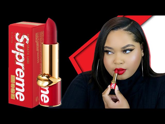 Pat McGrath x SupremeThe Best Red Lipstick Ever??? + 10