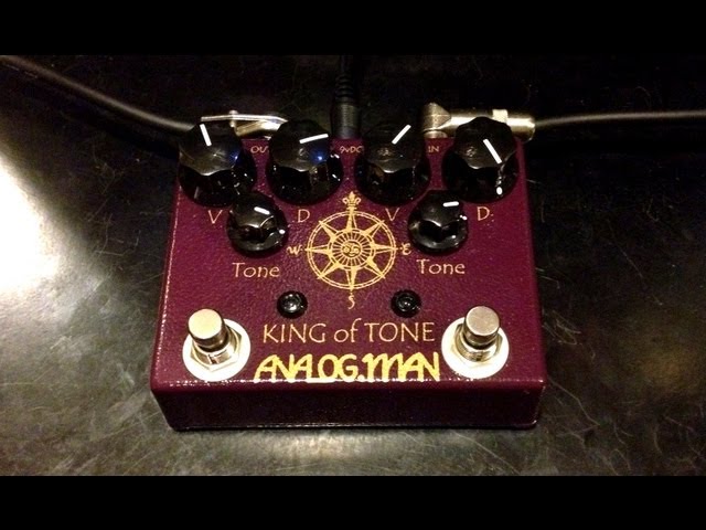 Analog Man King of Tone V4 (High Gain Both Sides) - YouTube