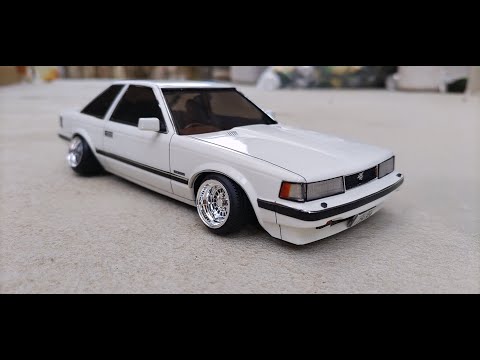 アオシマ プラモデル 1/24 トヨタ MZ11 ソアラ2800GT-EXTRA '81 完成