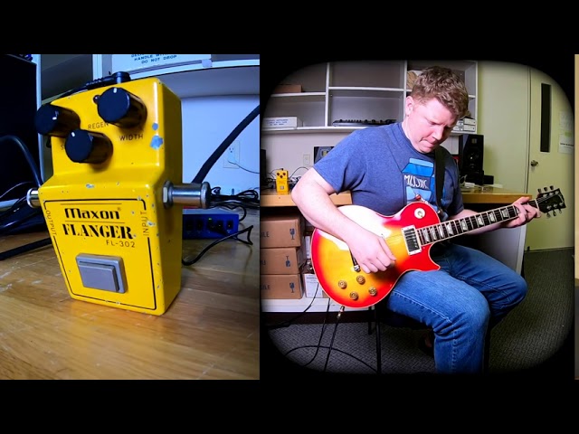 Maxon FL-302 Vintage Flanger Pedal - YouTube