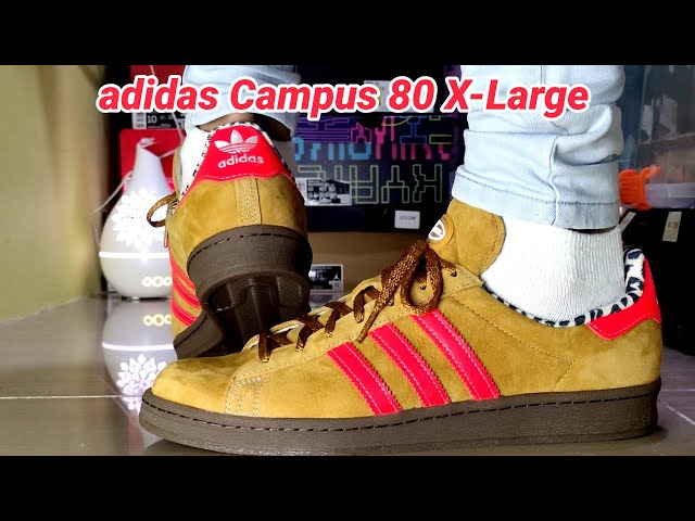 adidas Campus 80 X-Large Mesa / Solar Red / Gum5 / Leopard-Print