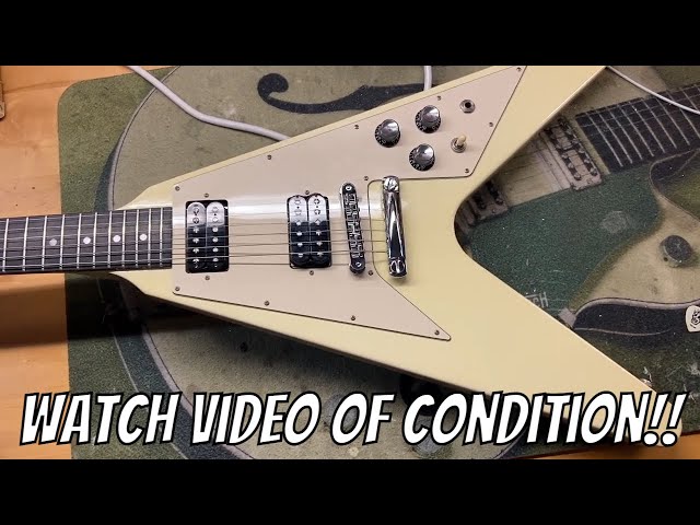 2008 Gibson Flying V '67 Reissue Classic White - YouTube