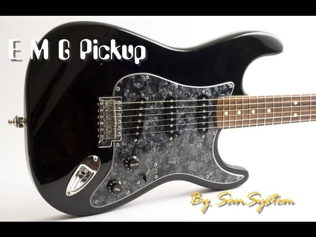 FENDER Stratocaster with pickup EMG ( SA - SA - 81 ) - YouTube