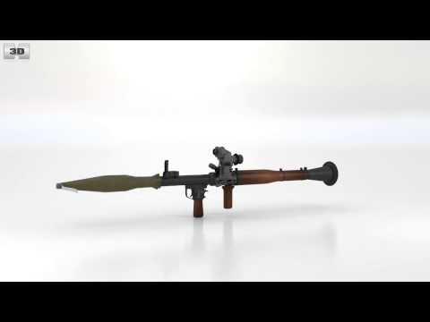 RPG-7 ロケットランチャー 3Dモデル - ダウンロード ロケット