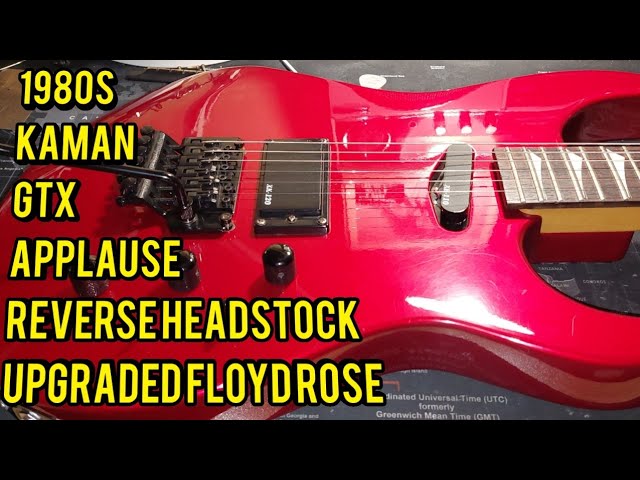 80s Kaman GTX reverse headstock Applause - YouTube