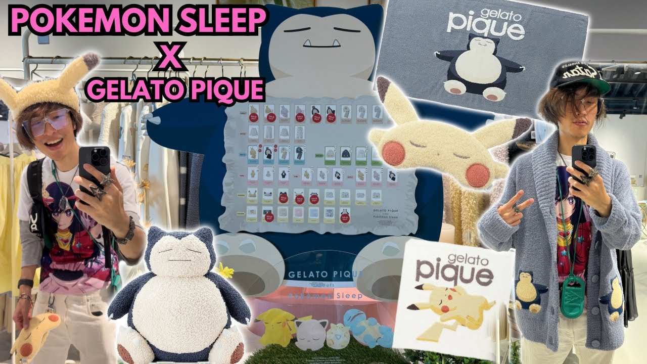 Pokémon Sleep X Gelato Pique Merch Haul & Unbox Review ジェラート