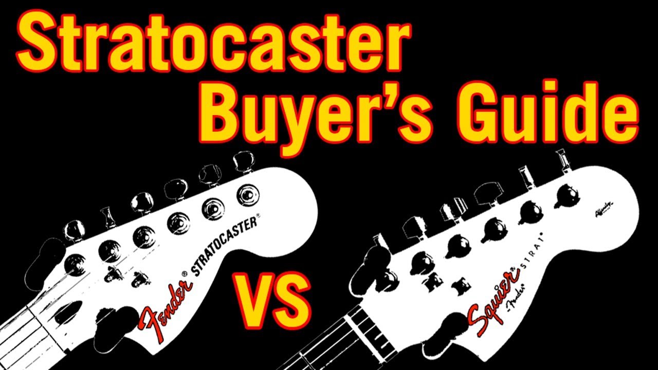 Stratocaster Buyer's Guide: Fender vs Squier - YouTube