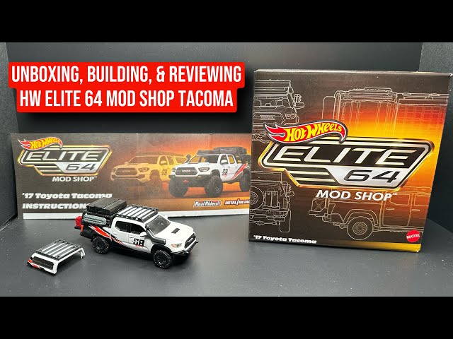 Unboxing & Reviewing Hot Wheels Elite 64 Mod Shop Toyota Tacoma
