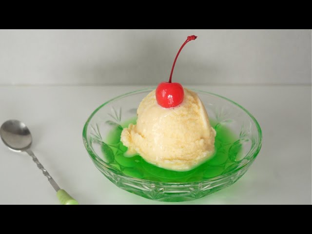Japanese Retro Icecream Soda Jelly - YouTube