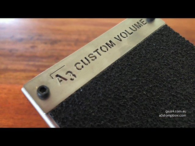 A3 Stompbox: Custom Volume - YouTube
