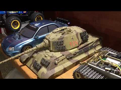 Rc Tamiya 1/16 King Tiger tank - 1981, a look around - YouTube