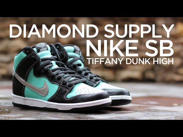 Closer Look: Diamond Supply Co. x Nike SB Dunk High - YouTube