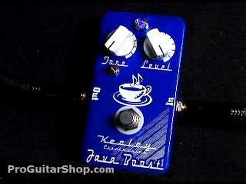 Keeley Java Boost Treble Booster Pedal - YouTube