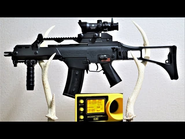 10禁電動ガン・東京マルイ・H&K G36Cの初速～電動ガンBOYs・エアガン