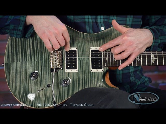 PRS 2016 Custom 24 - Trampas Green | N Stuff Music - YouTube