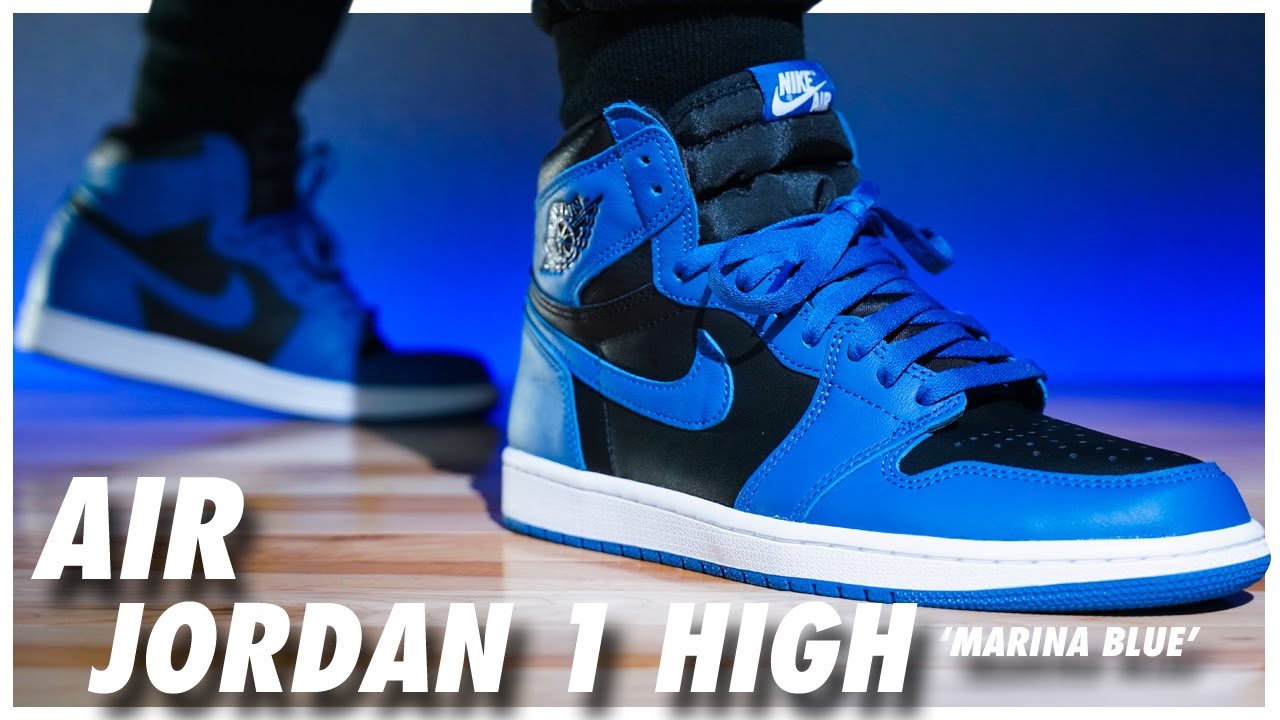 Air Jordan 1 High OG Dark Marina Blue - YouTube