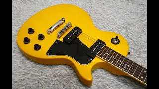 Blitz by Aria BLP-SPL YellowLes Paul Special P90 type model