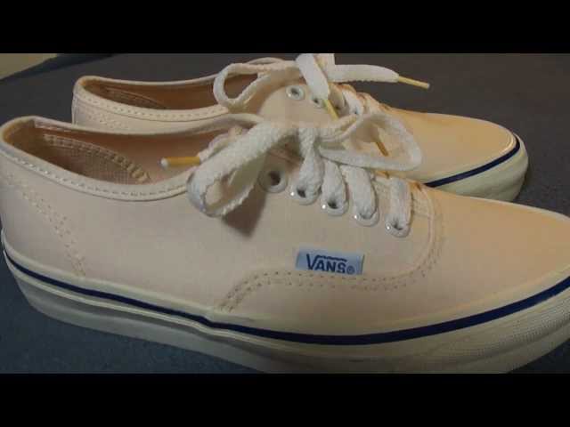 Shoe Review: Vans Authentic Vintage 1970's (Made In the USA) - YouTube
