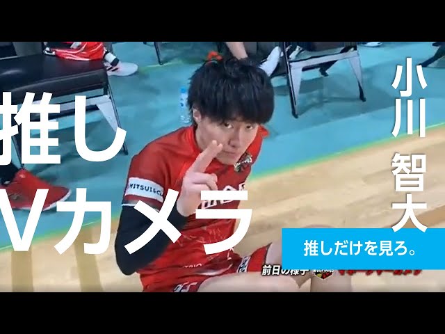 Vリーグ公式】推しカメラ #ウルフドッグス名古屋 #小川 智大 選手だけ