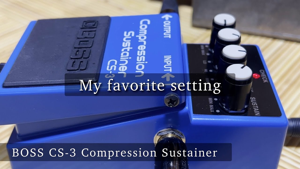 Introducing the sound of BOSS CS-3, perfect for your first