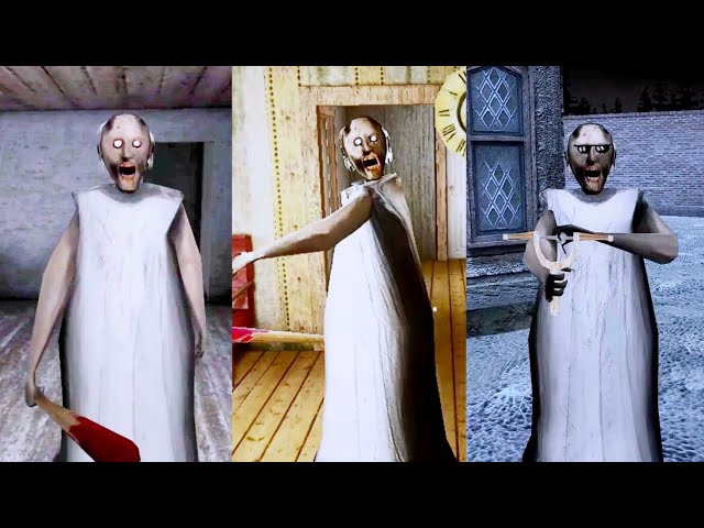 All Types Of Granny In Granny Remakes 1 - 3 | Granny With Bat Vs