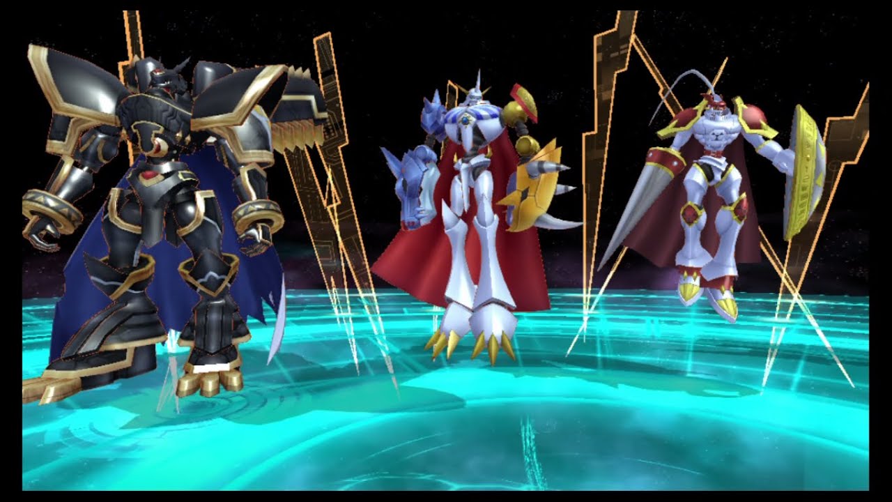 必勝法? VS オメガモン + アルファモン + デュークモン (デジモン